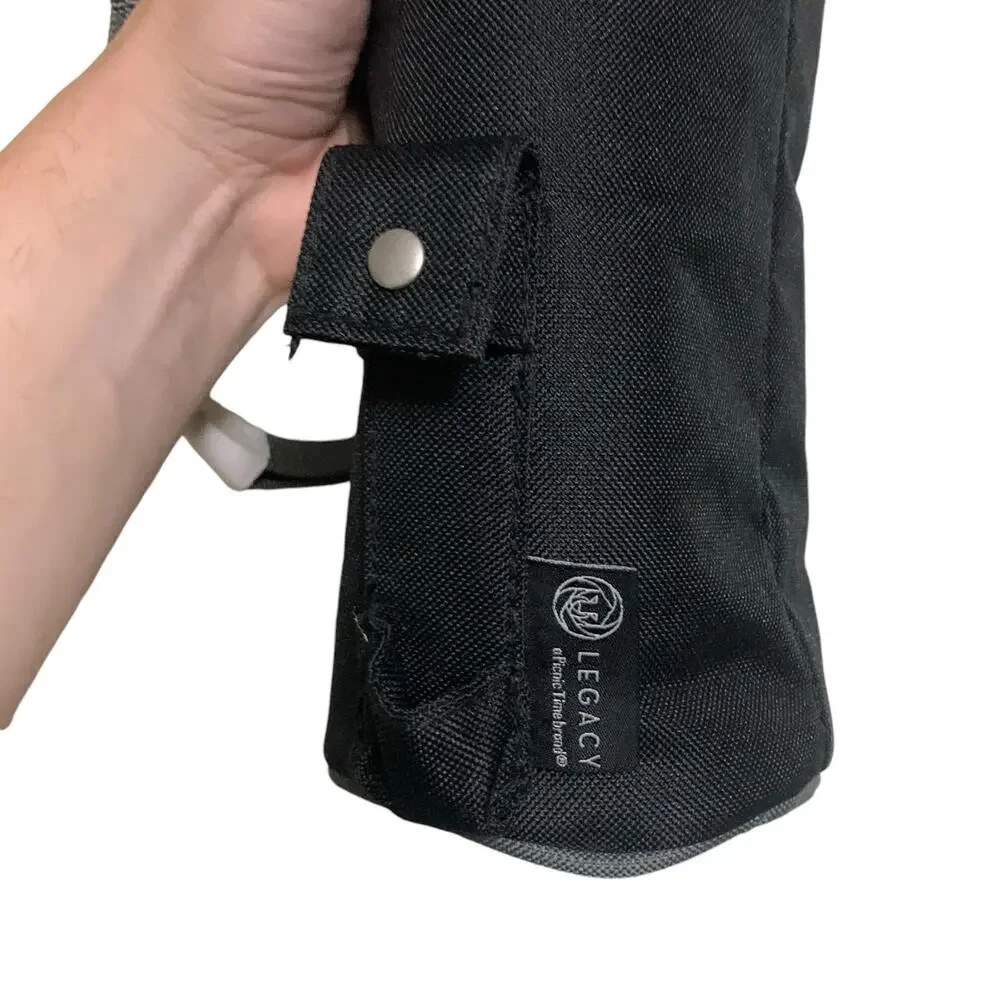 Legacy A Picnic Time Brand Insulated Single Bottle Wine Bag With Strap